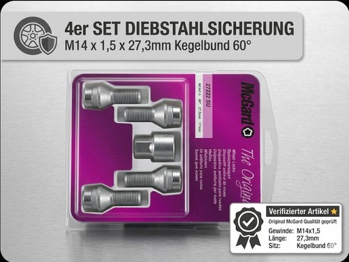 Mcgard felgenschlösser 27222 - felgenschlösser,